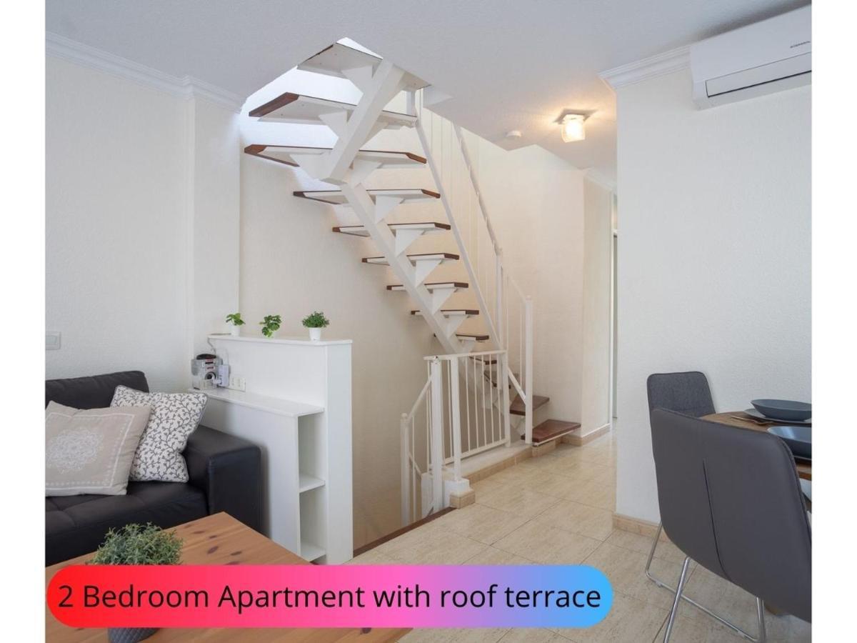 Desirable Rooftop Terrace , 2 Bedroom With Wifi In Costa Adeje Apartamento *