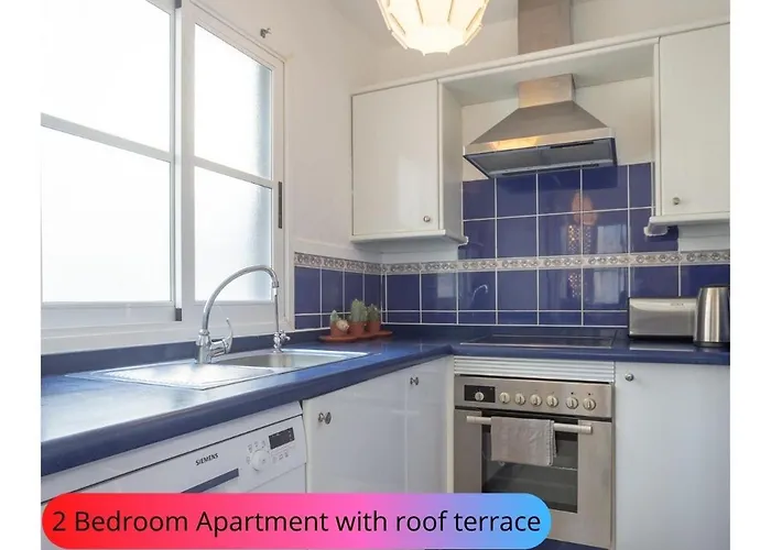 Desirable Rooftop Terrace , 2 Bedroom Apartment With Wifi In Costa Adeje