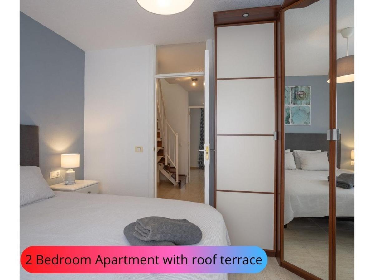 Desirable Rooftop Terrace , 2 Bedroom With Wifi In Costa Adeje Apartamento *