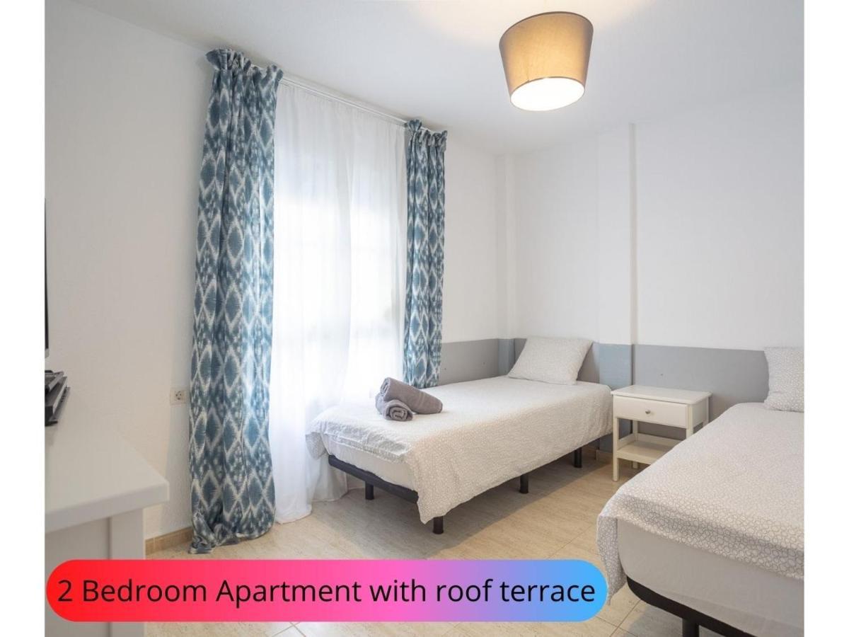 Desirable Rooftop Terrace , 2 Bedroom With Wifi In Costa Adeje Apartamento *